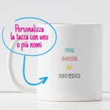 Tazza per la mamma "Mamma sempre al TOP" personalizzata con nome