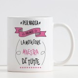 tazza personalizzata maestra