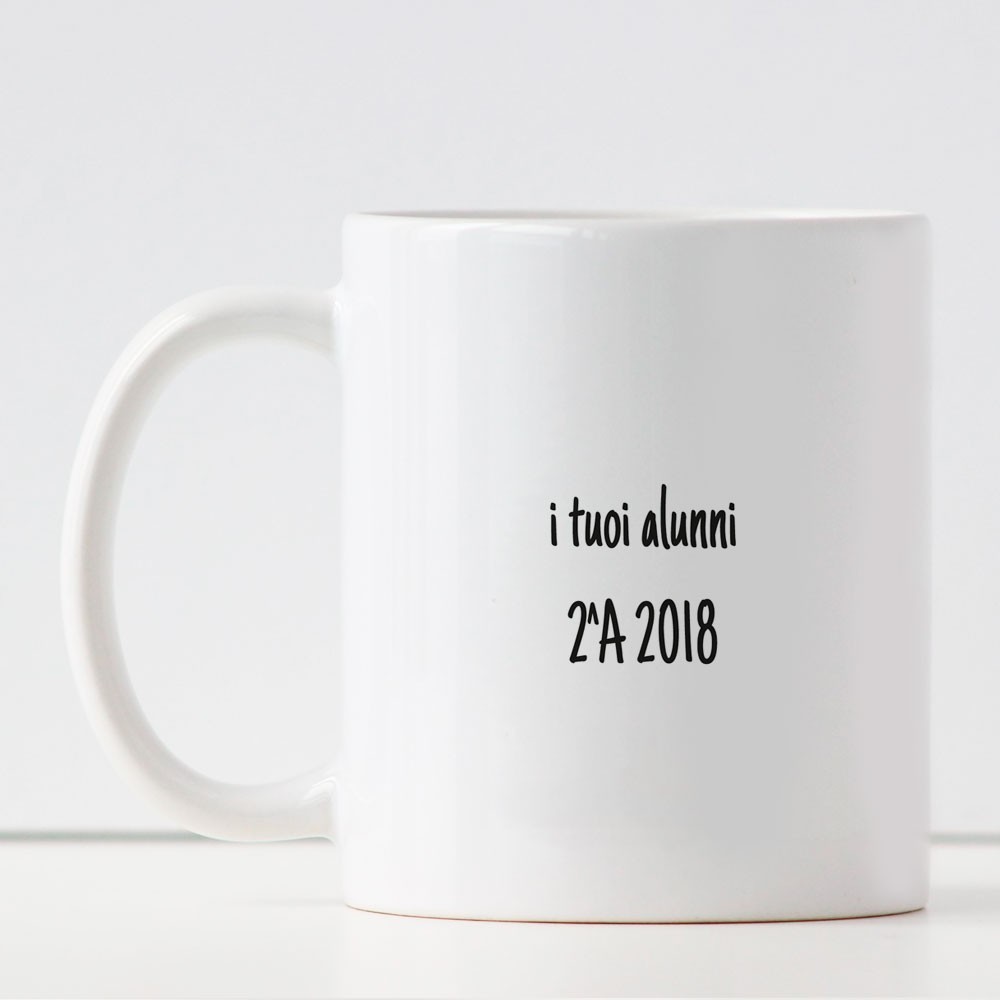 Tazza personalizzata per la maestra "Premio! La migliore maestra di tutte"