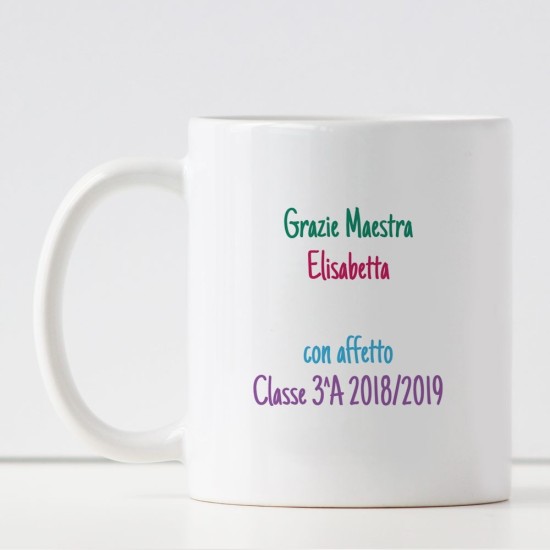 Tazza personalizzata per la maestra "Sono una maestra, questo è il mio superpotere"
