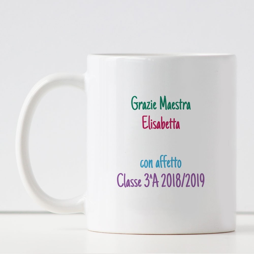 Tazza personalizzata per la maestra "Sono una maestra, questo è il mio superpotere"