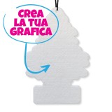 Deodorante per auto ad albero personalizzato con foto e testo
