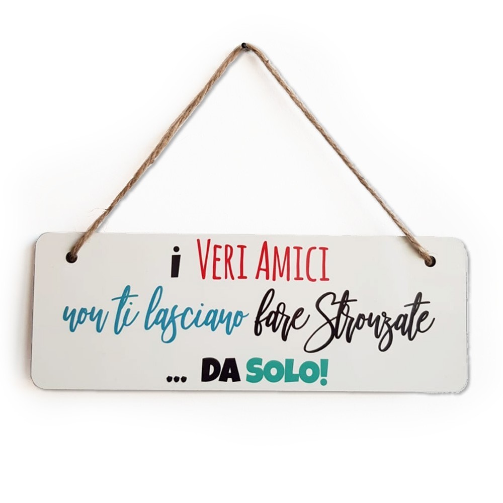 Targhetta in legno personalizzata con foto e testo
