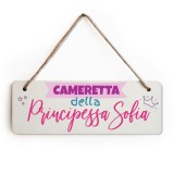 Targhetta in legno personalizzata con foto e testo