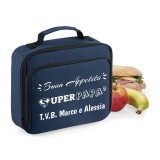 Lunch Box Borsa Frigo personalizzata Buon Appetito Super Papà