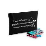 Pochette/astuccio per maestra"I semi del sapere" personalizzata con nome e classe
