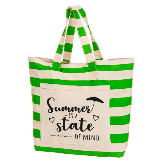 Borsa mare con la scritta "Summer is a state of mind"