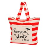 Borsa mare con la scritta "Summer is a state of mind"
