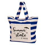 Borsa mare con la scritta "Summer is a state of mind"