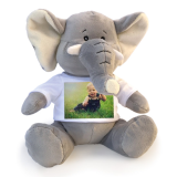 Elefante Peluche Personalizzato Con Foto O Scritta Sulla Maglietta