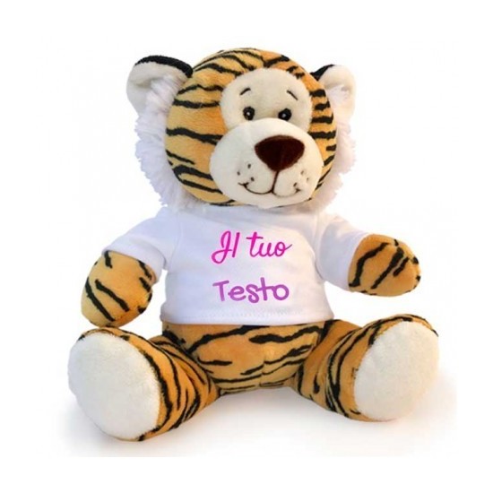 Peluches con maglietta personalizzata con foto e testo