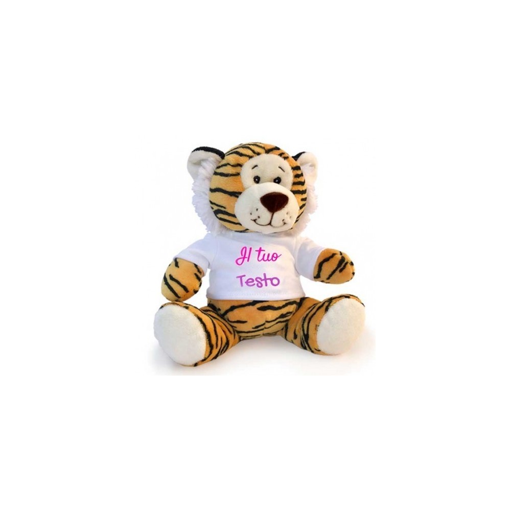 Peluches con maglietta personalizzata con foto e testo