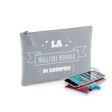 Pochette regalo per la nonna "La migliore nonna di sempre" personalizzata con nome