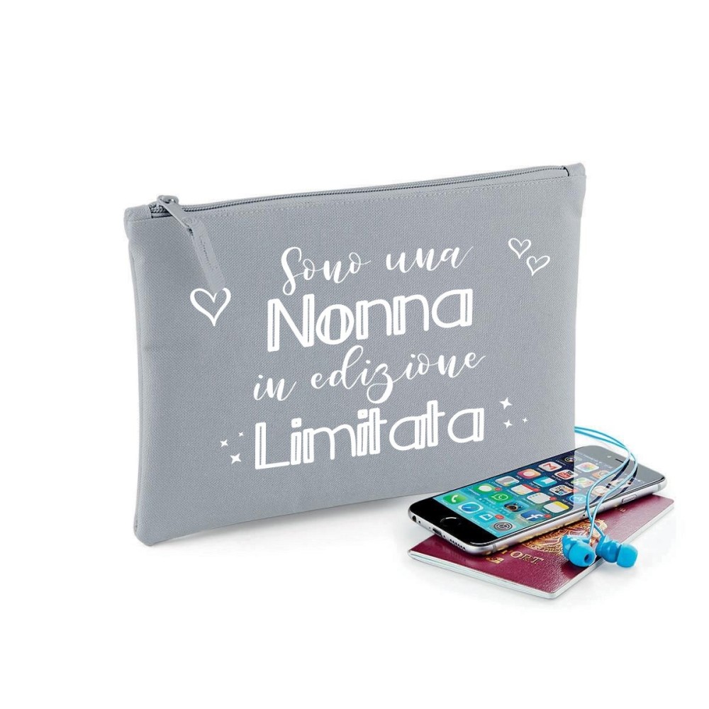 Pochette per una nonna in edizione limitata personalizzata con dedica