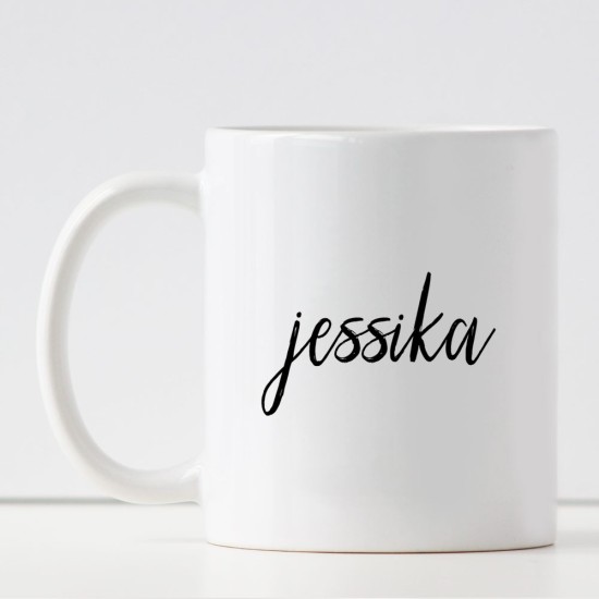 Tazza Anche oggi ho scelto di essere felice personalizzata con nome