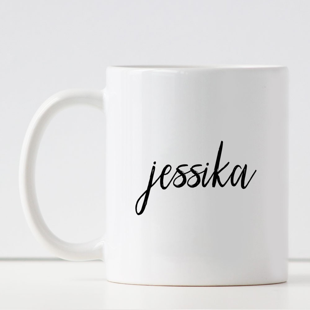 Tazza Anche oggi ho scelto di essere felice personalizzata con nome