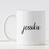 Tazza Anche oggi ho scelto di essere felice personalizzata con nome