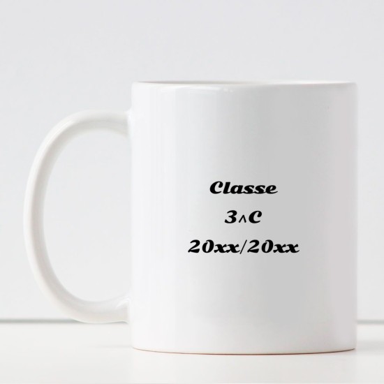 Tazza Buon Natale Maestra personalizzata con nome e classe