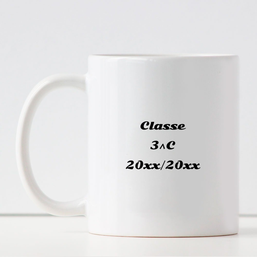 Tazza Buon Natale Maestra personalizzata con nome e classe