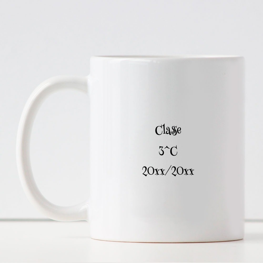 Tazza Natalizia regalo per la Maestra personalizzata con nome e classe