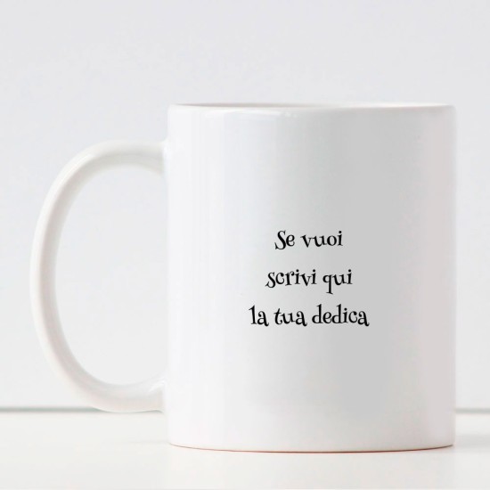 Tazza Natalizia personalizzata con nome e dedica