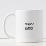Tazza personalizzata "Buon Natale alla miglior cuoca del mondo" con nome cuoca e classe
