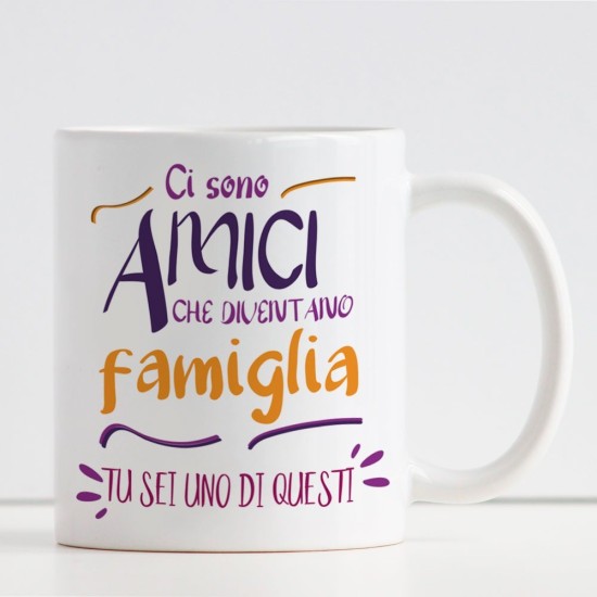 Tazza amicizia personalizzata con frase o nome
