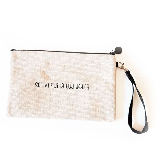 Pochette/astuccio "Nessuno è come te, questo è il tuo potere" personalizzata con una dedica o nome