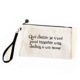 Pochette regalo amica"Fai della tua vita un sogno, e di un sogno la realtà"personalizzata con una dedica o nome