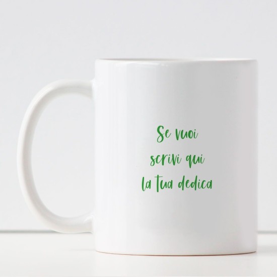Tazza per la zia "Non esiste zia migliore di te" personalizzata con nome e dedica sul retro