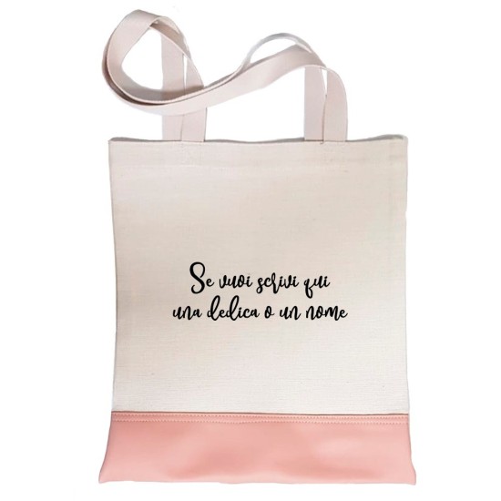 Shopper regalo amica personalizzata "La bellezza della vita sta nelle piccole cose"