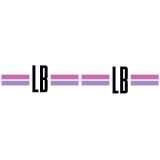 Borraccia personalizzata con iniziali e righe colorate