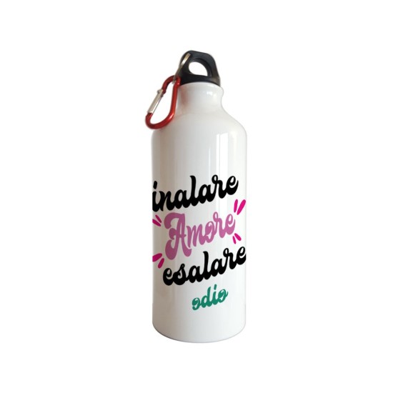 Borraccia yoga pilates personalizzata con nome