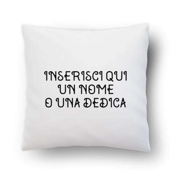 Cuscino per la persona che ami "Sei il regalo di Natale più bello" personalizzato con nome