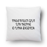 Cuscino per la persona che ami "Sei il regalo di Natale più bello" personalizzato con nome