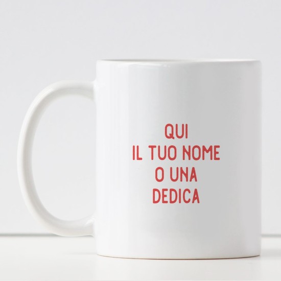 Tazza Natalizia, regalo per Natale per la persona amata, personalizzata con nome