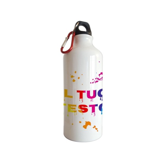 Borraccia da bambini multicolor e nome