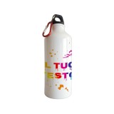 Borraccia da bambini multicolor e nome