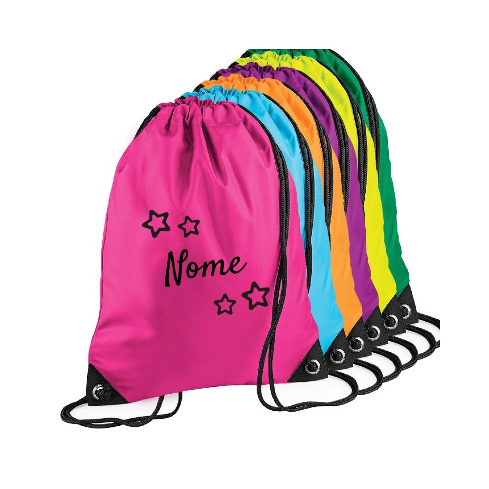 Zainetto personalizzato con stelline e nome