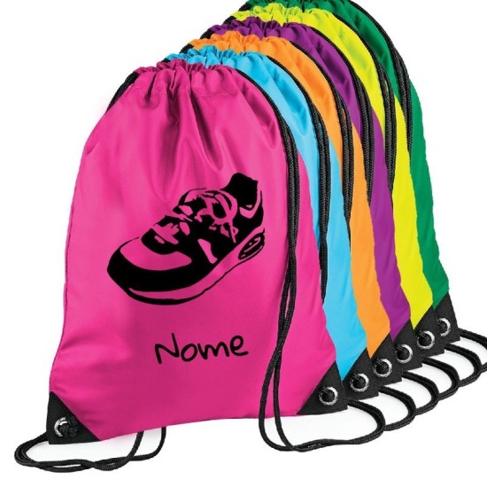 Zainetto personalizzato con scarpa e nome