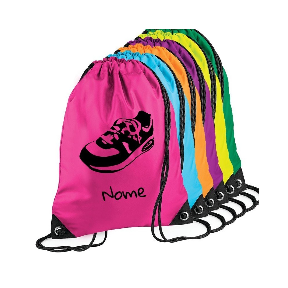 Zainetto personalizzato con scarpa e nome