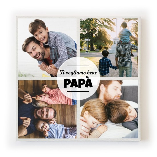 Quadro stampa su tela papà
