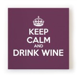 Quadro in tela canvas KEEP CALM con testo personalizzato