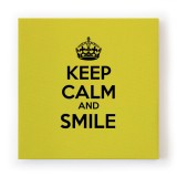 Quadro in tela canvas KEEP CALM con testo personalizzato