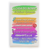 quadro regole a casa dei nonni