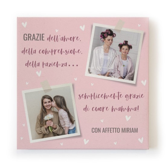 quadro personalizzato mamma