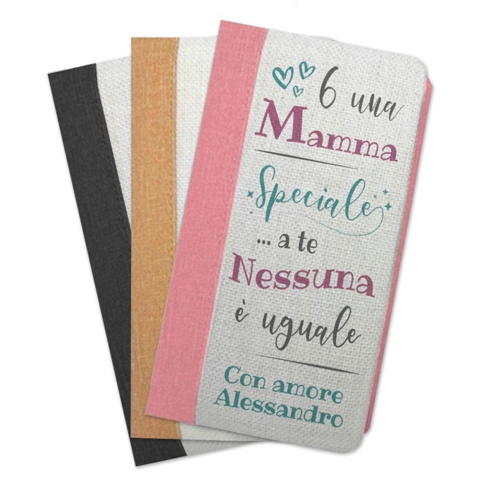 taccuino regalo personalizzato per la mamma
