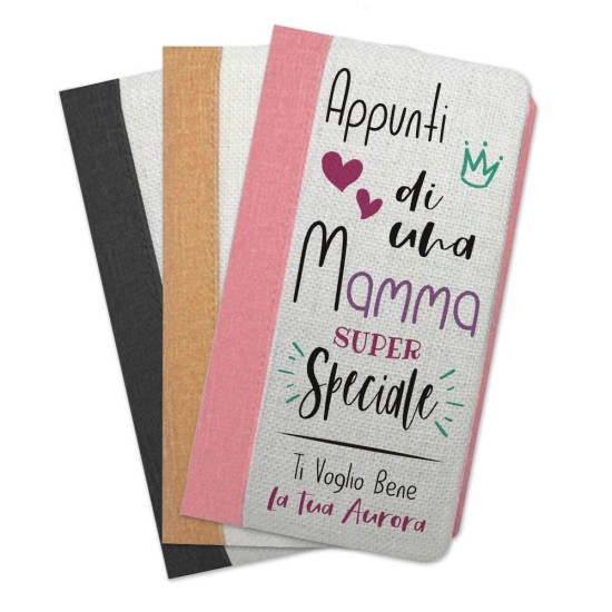 Taccuino personalizzato per la mamma