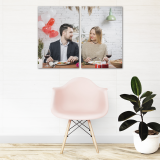 Quadro in tela canvas personalizzato con foto a pannelli | 2x1 Orizzontale