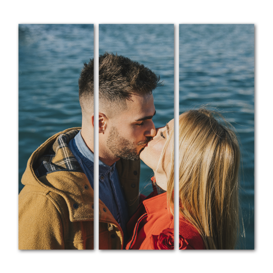Quadro in tela canvas personalizzato a pannelli | 3x1 Rettangolare Orizzontale Tipo2
